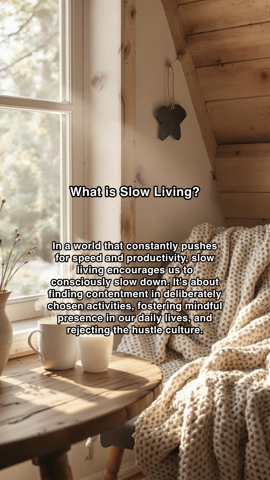 The benefits of slow living - Slideshow thumbnail